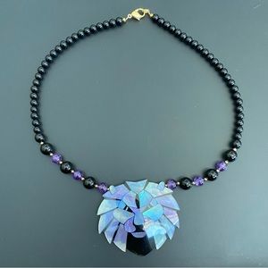 Vintage Lee Sands Lion Necklace